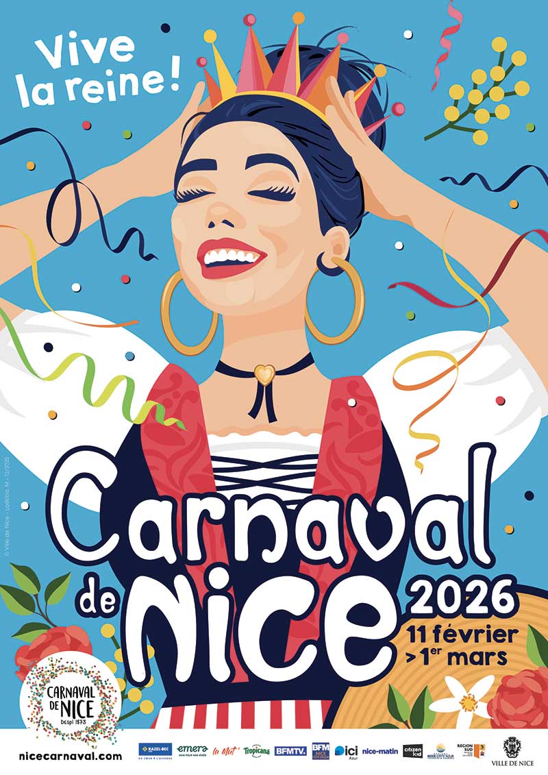 Nice Carnival 2026 official poster