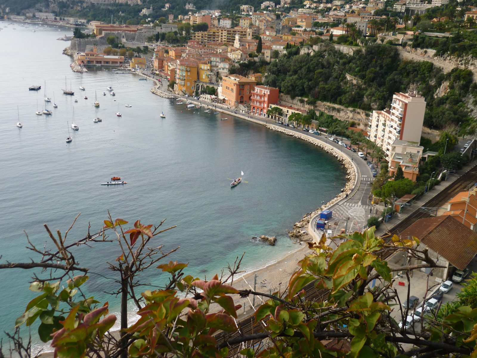 View of Villefranche sur Mer - Les Marinières parking spots